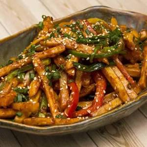 Crispy Chili Potatoes