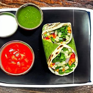 Chefs Special Veggie Wrap [ym]