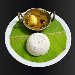 Single Egg Curry With 1 Puttu
