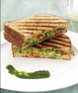 Cheese Chilly Garlic Sandwich