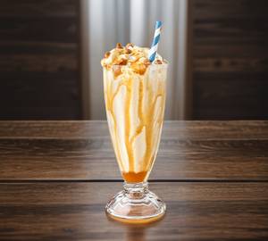 Crunchy butterscotch thickshake