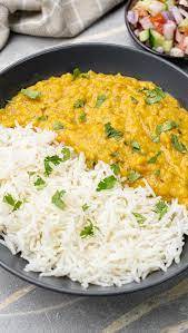 Dal fry + Steam Rice