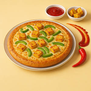 Paneer Capsicum Pizza