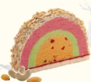 Kasata slice ice cream
