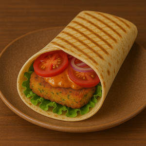 Veg. Makhani Brust Wrap