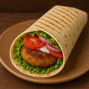Aloo Tikki Wrap