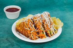 Veg Cheese Tandoori Grill Sandwich