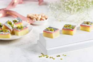 Pink Coconut Burfi