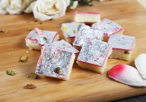 Pink Coconut Burfi