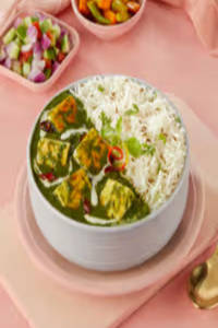 Palak Paneer Rice Bowl