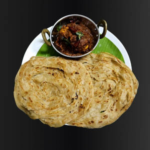 Chicken Roast With 2 Wheat Porotta