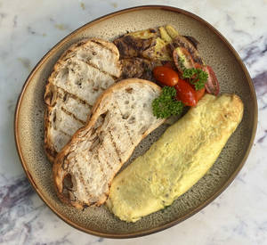 Kale Spinach Omelette