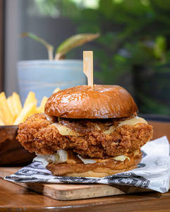 Crispy Flip Chicken Burger