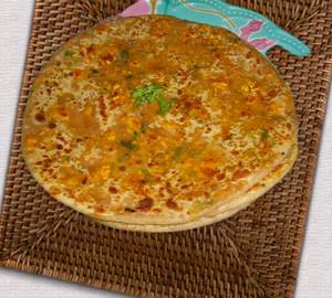 2 onion paratha with curd