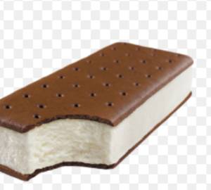 Ice cream sandwich vanilla