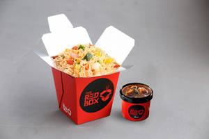 Veg Thai Fried Rice + Stir Fried Vegetables (gravy)