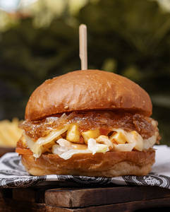 Sloppy Flip Paneer Burger