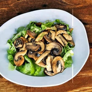 Mushroom Patty Salad