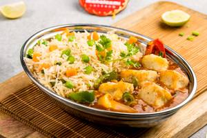 Rice With Paneer Chilli