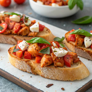 Piri Piri Chicken Bruschetta