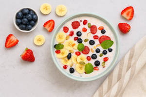 Morning Breakfast Berries Oatmeal