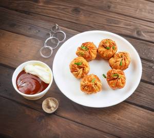 Veg peri peri fried momos 8 pieces