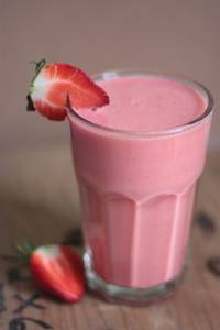 Strawberry Almond Milk