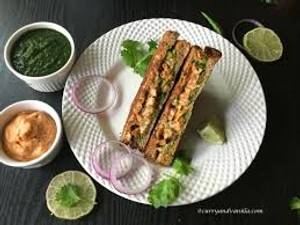 Makhani paneer sandwich
