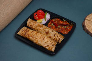 Veg Kolhapuri Paratha Meal