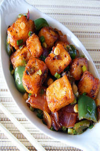 Chilli  Paneer Dry