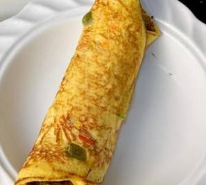 Double egg cheese roll