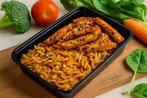 Smoky Chicken Finger Pasta