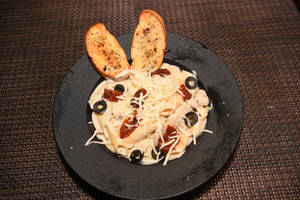 Alfredo Veg Pasta (penne/spaghetti)