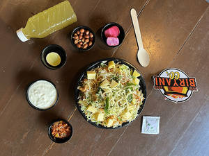 Cheesy Veg Biryani