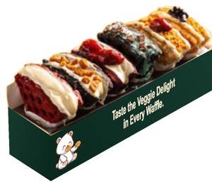 Mini Waffle Box Of 6 - Premium Assorted