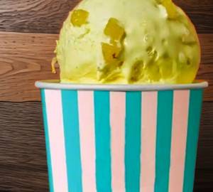 Fresh Pineapple Ice Cream (Single Scoop)(118Ml)