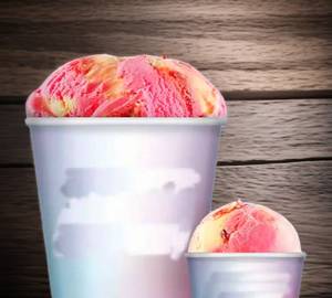 Banana 'N Strawberry Ice Cream (Single Scoop)(118Ml)