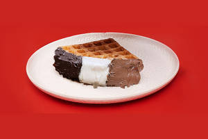 Triple Chocolate Waffle