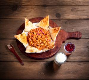 Open Egg & Chicken Shawarma