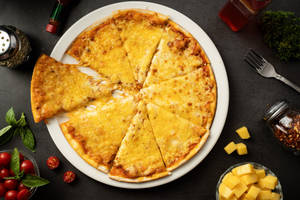 Quattro-Formaggi Pizza [four Cheese Pizza]