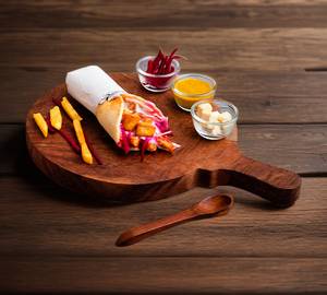 Chilly Garlic Paneer Shawarma
