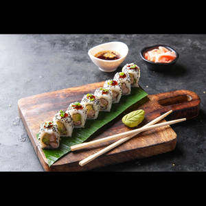 Teriyaki Chicken & Avocado Sushi