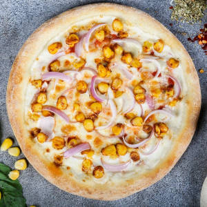 Onion and Sweet Corn Pizza [7 inches]