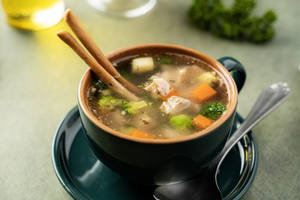 Clear Soup With Chicken