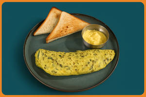 Fancy Omelette, Toast  3 Eggs