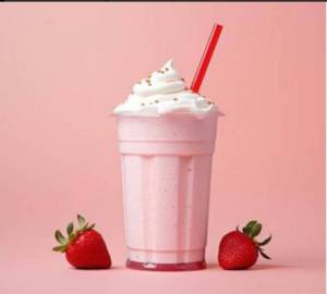 Strawberry Milkshake(300Ml)
