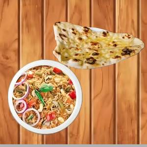 Sabz Biryani + Makkhan Wala Naan