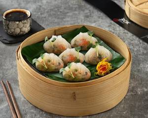 Asparagus & Water Chestnut Dimsums [6 Pcs]