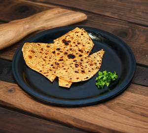 2 Ajwain Paratha  with Pickle