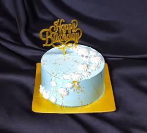 Vanilla Cascading Floral Cake [500 G]